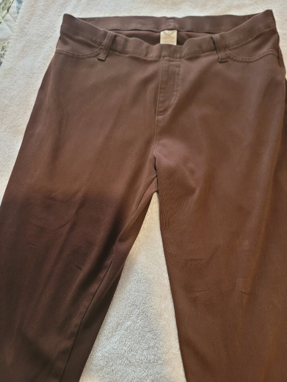 Men's Brown Stretch Pants
